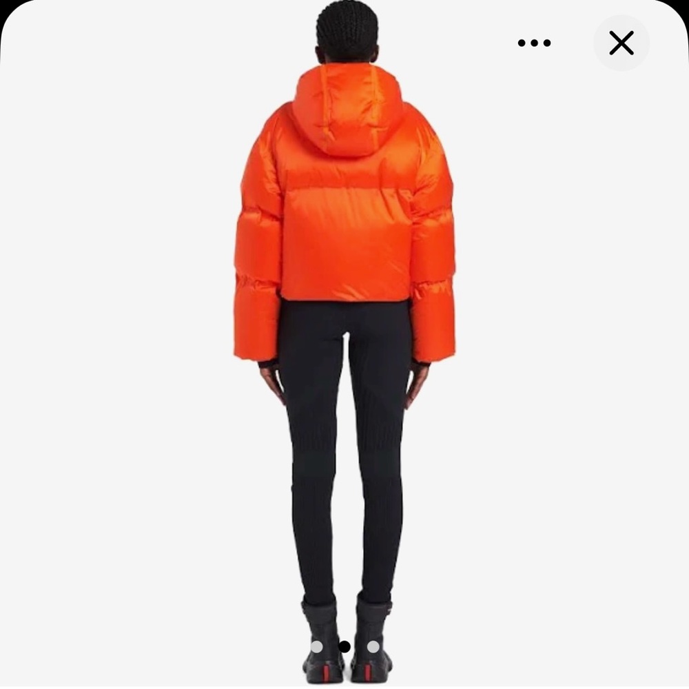 Prada Cropped Technical Re-Nylon Down Jacket - image 2